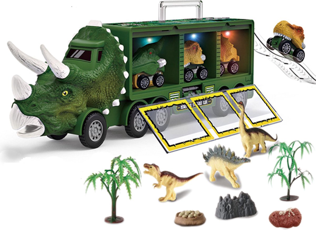 BJoy Dinosaurus Auto Truck met Attributen Speelgoed