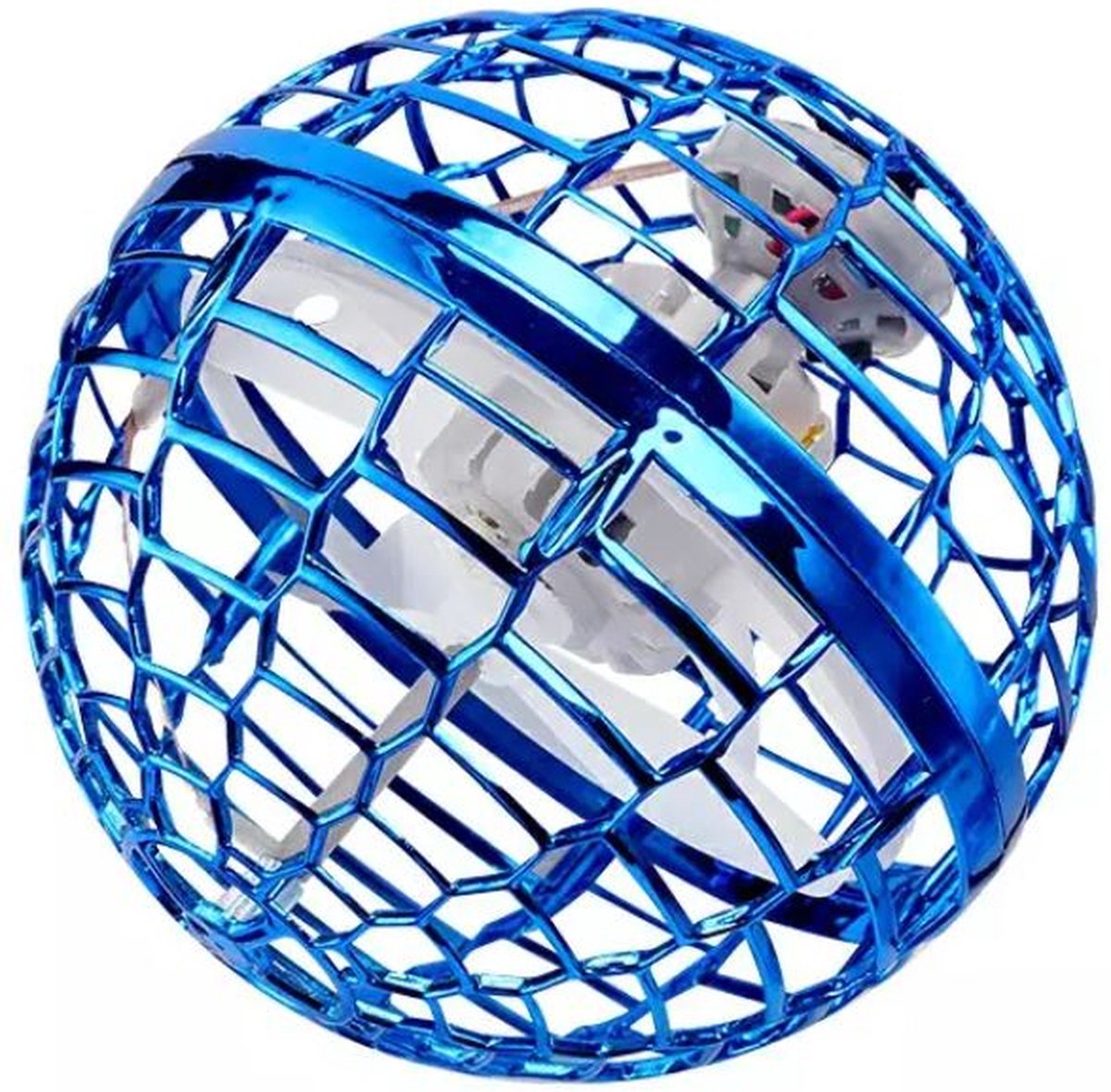 BJoy Flying Spinner Ball Drone Vliegende Ball met LED verlichting Kinderspeelgoed Blauw