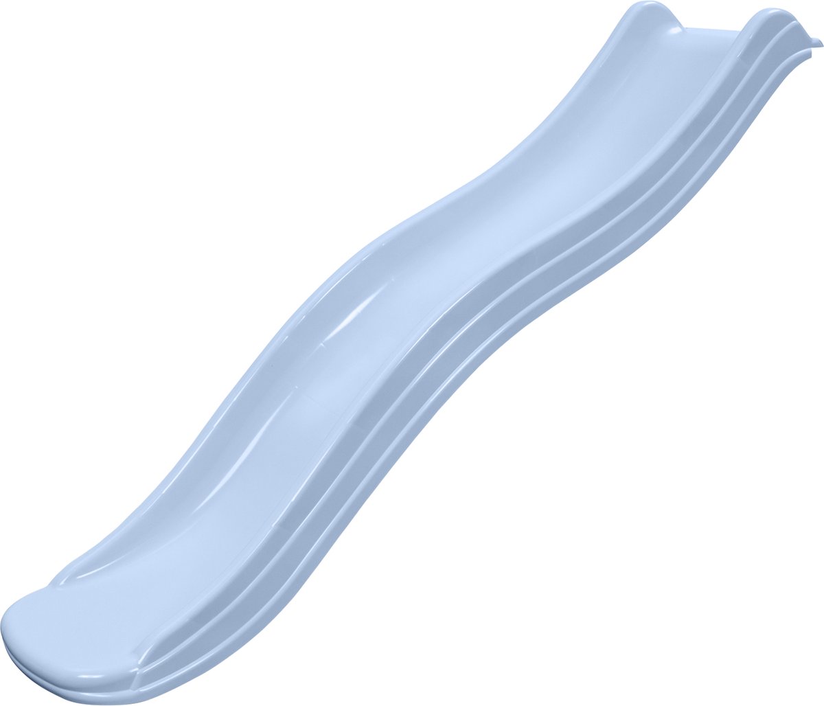 Losse glijbaan Pastel Blauw 175 cm voor Platformhoogte 90 cm