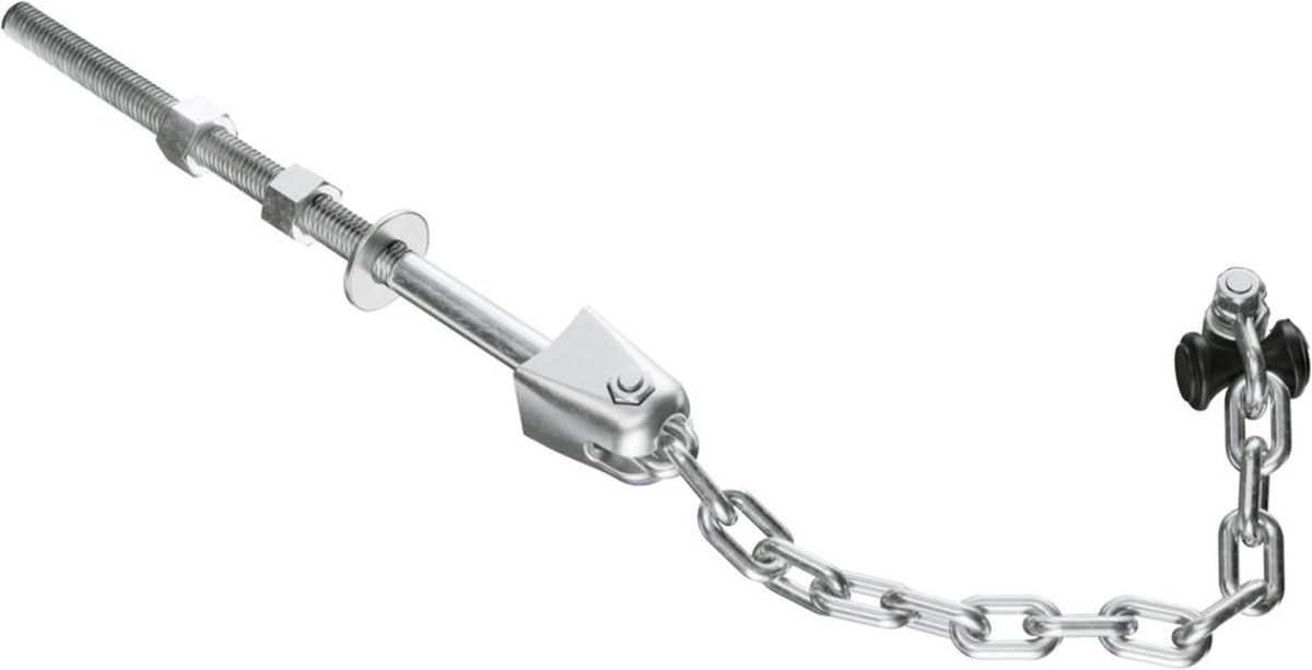 Veiligheidsketting met haak M12 x 220 mm Voor Groepsschommelhaken openbaar
