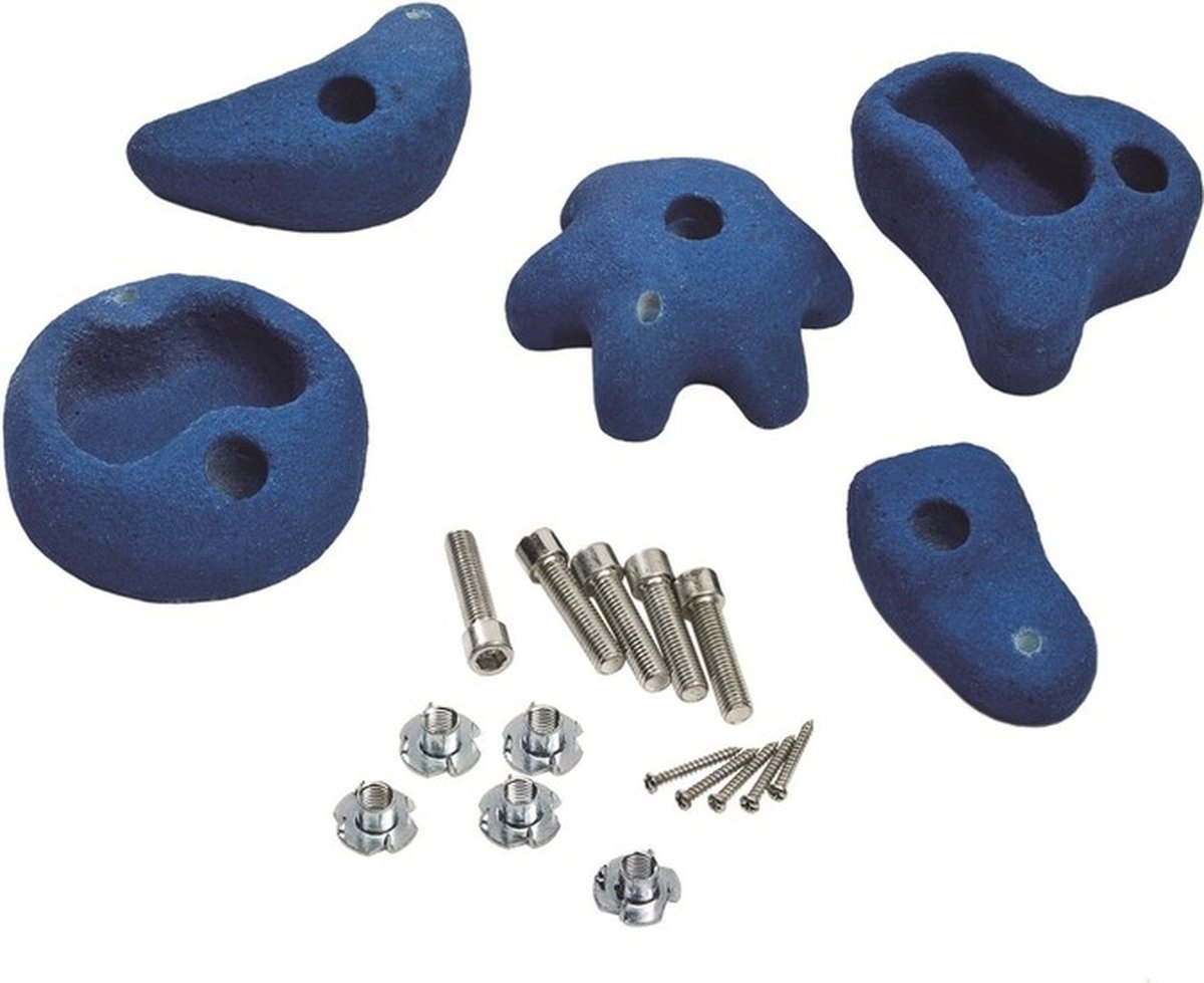 Klimstenen Medium set van 5 stuks Blauw Openbaar