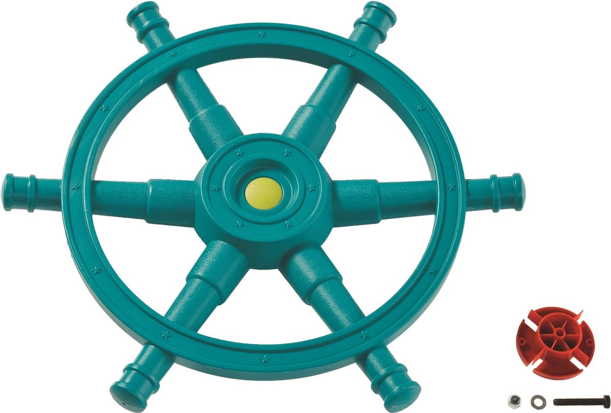 Stuurwiel Boot Turquoise Star