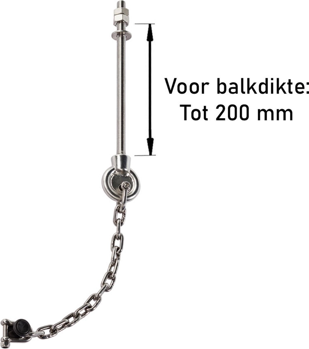 Veiligheids Ketting met Bevestigingsmateriaal voor Groepschommels