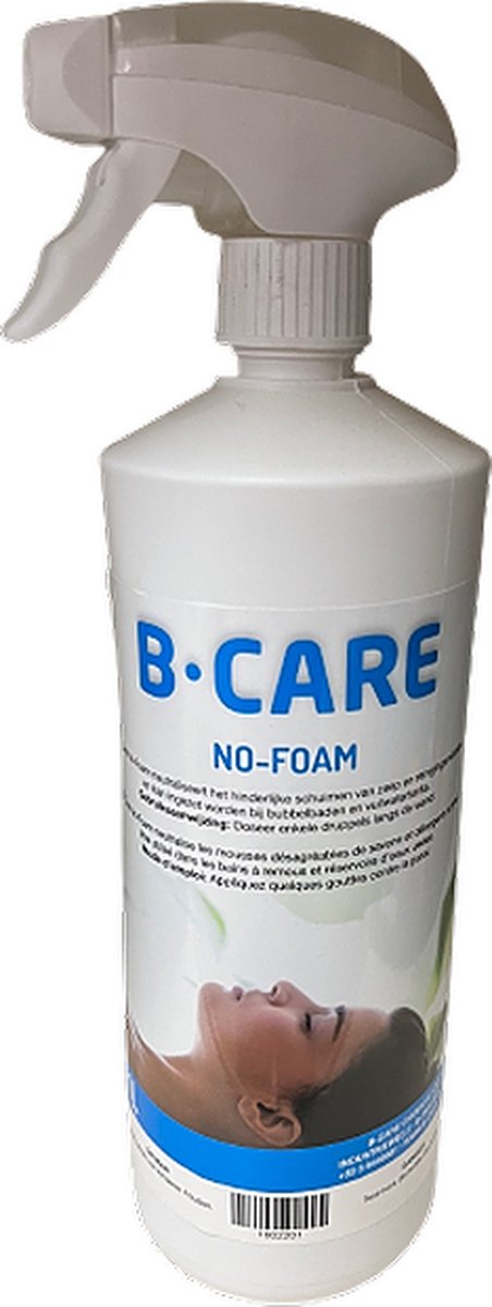 B-Care Chemicals - No Foam - Geen Schuim - Verwijdert Schuim uit uw Spa / Whirlpool - Schone Leiding - Spa Onderhoud - Whirlpool onderhouden