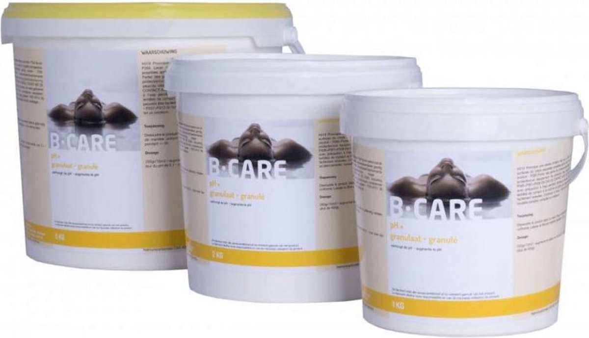 PH+ granulaat 5KG - verhogen PH waarde - zwembadonderhoud - poedervorm - reinigen zwembad