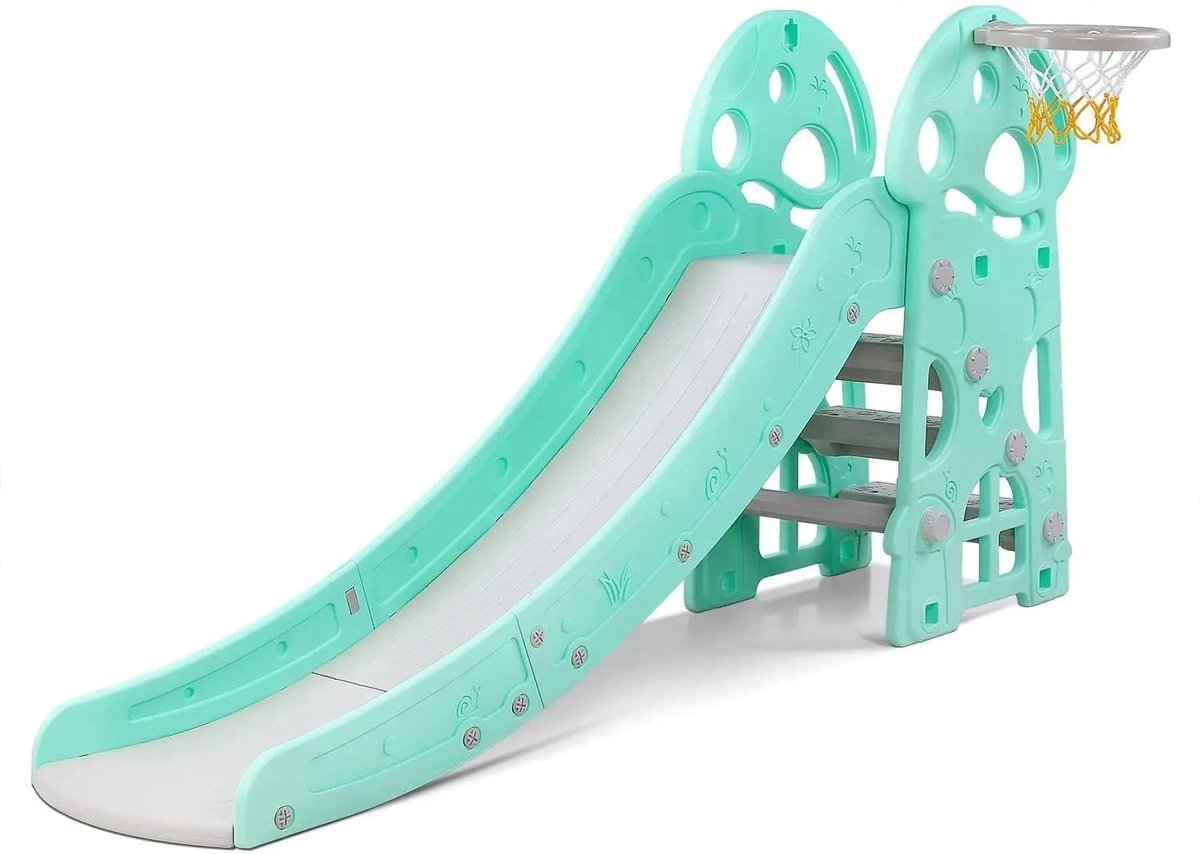 Kinderen -   - Peuter - Kleuter - Gemakkelijk Set Up - Speeltoestel - Met Basketbal Hoepel - Indoor - Outdoor -Tuin - Achtertuin - Uren Speelplezier