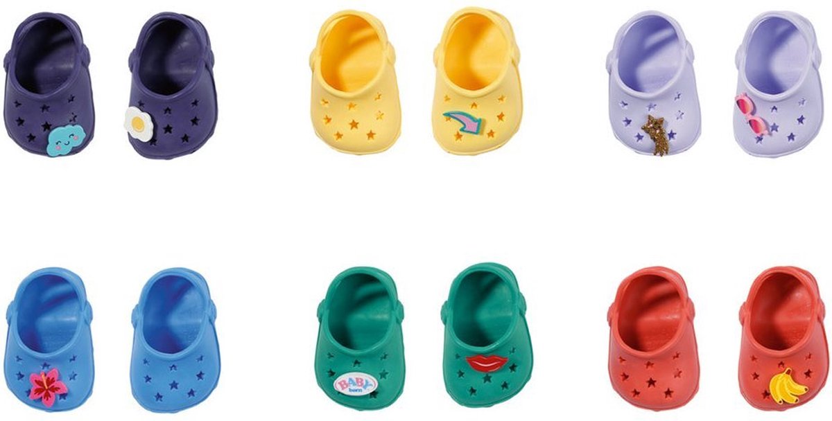 Baby Born Holiday Schoenen met Speldjes Assorti