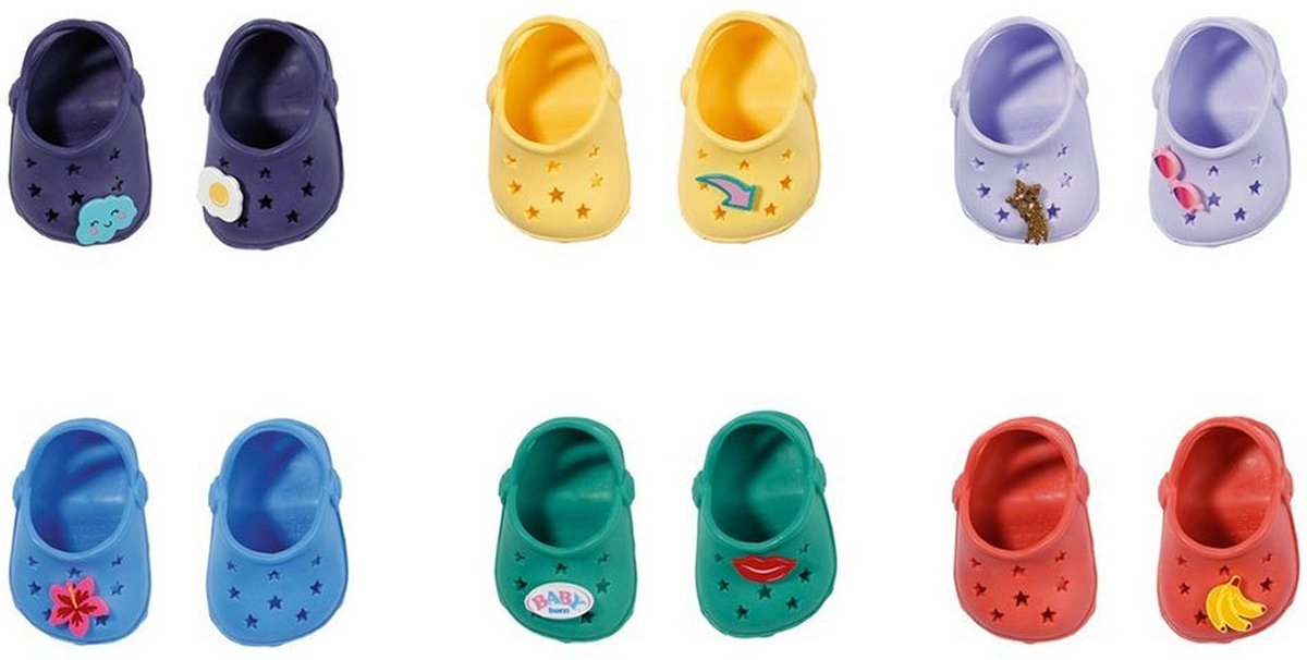 Baby Born Holiday Schoenen met Speldjes Assorti