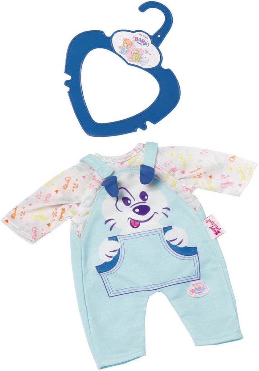 Baby Born Kledingset Clothing Voor Pop Blauw 3-delig