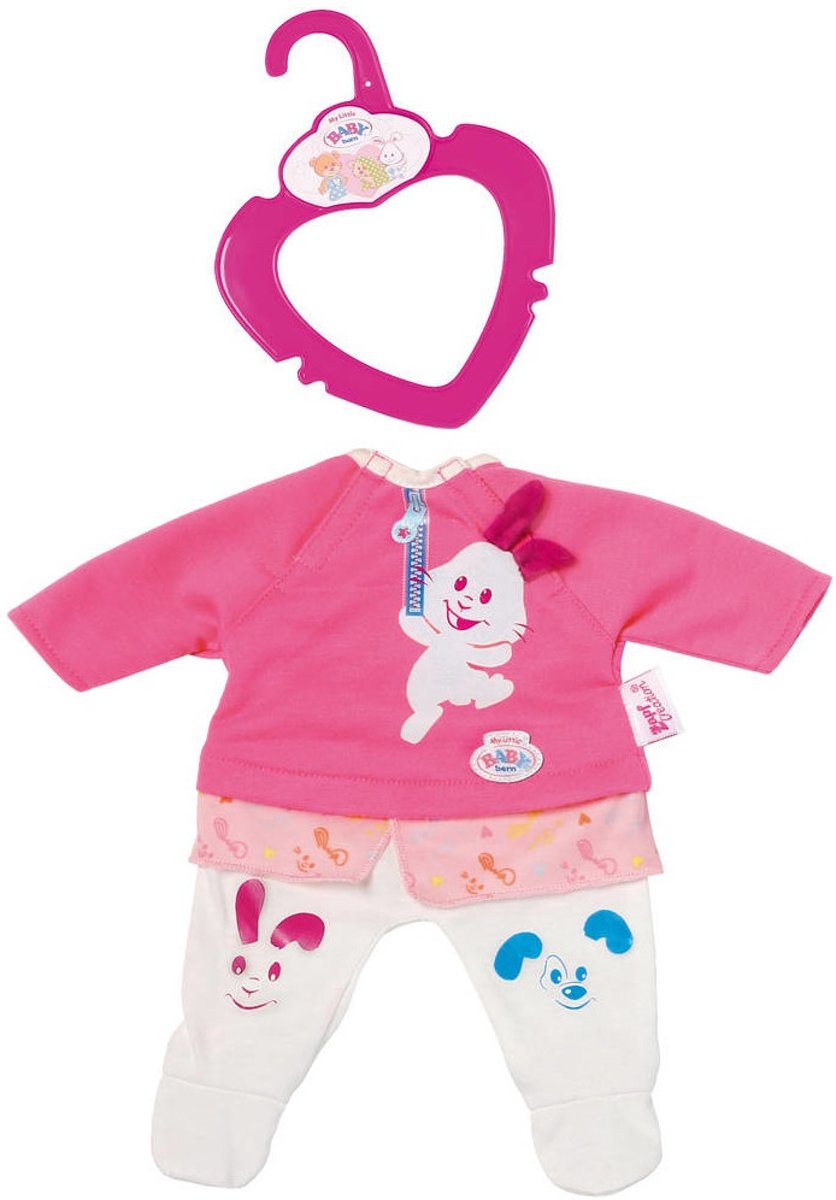 Baby Born Kledingset Clothing Voor Pop Roze 3-delig