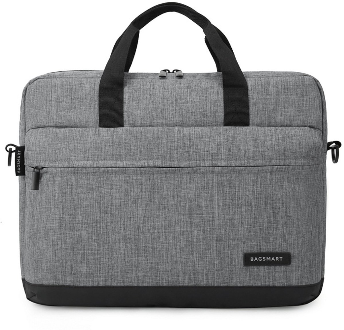 Laptoptas - Messenger - Aktetas met Verstelbare Schouderriem - Geschikt voor 15.6 inch Laptop Tablet - Notebook Maxbook Ultrabook - Grijs