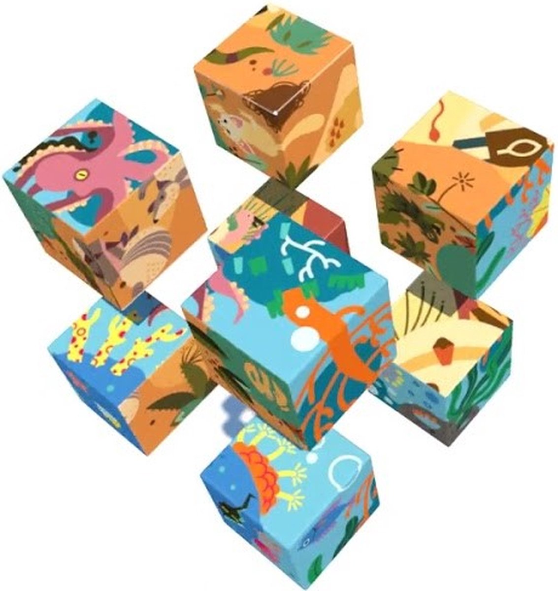 Bajo Reef & Desert - 2 in 1 cube puzzle