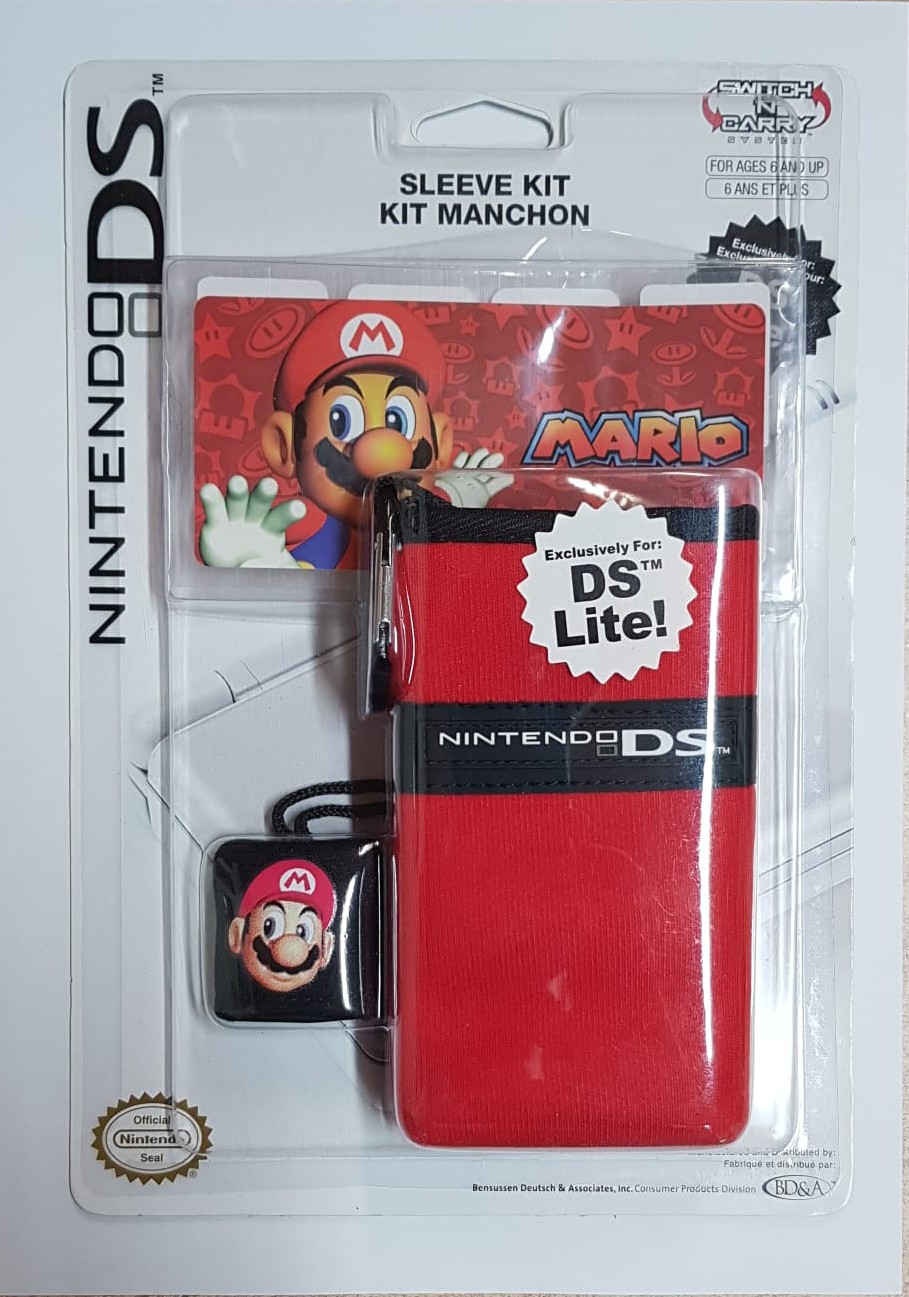 DS Lite Sleeve Kit Mario (Rood)