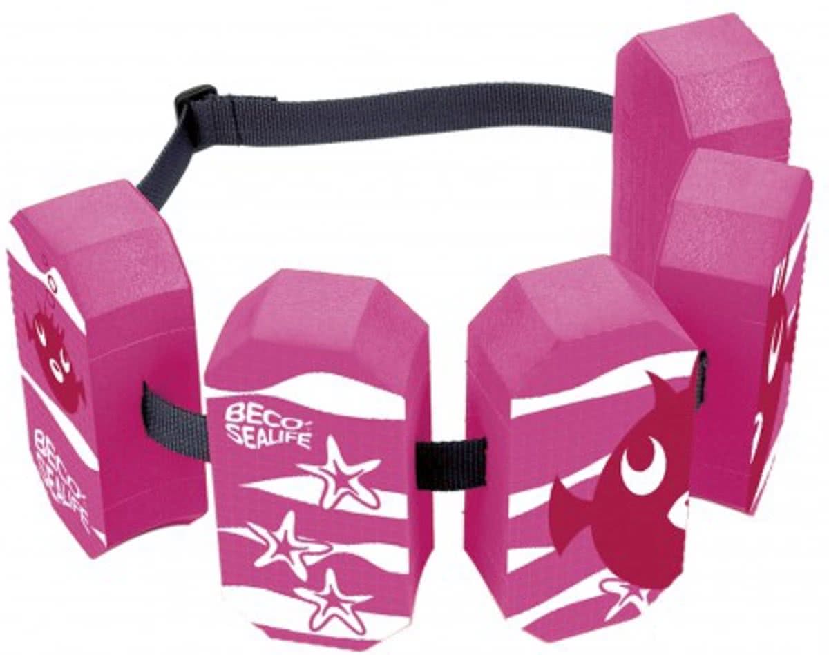 BECO Sealife zwemgordel met 5 drijvers - roze - 15-30 kg - 2-6 jaar