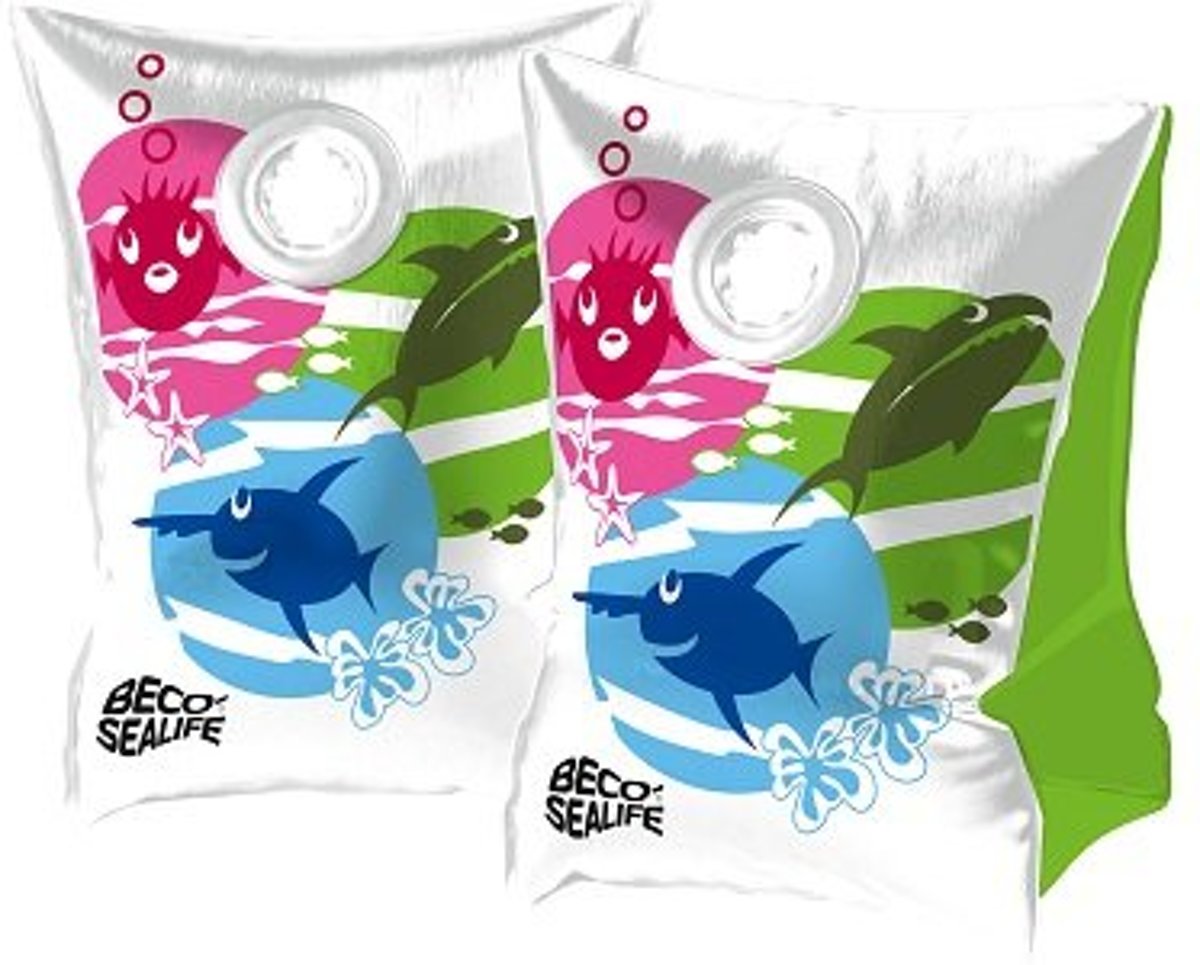 Beco Sealife - Zwembandjes opblaasbaar - Zwemvleugels voor kinderen van 15-30 kg - Maat 0