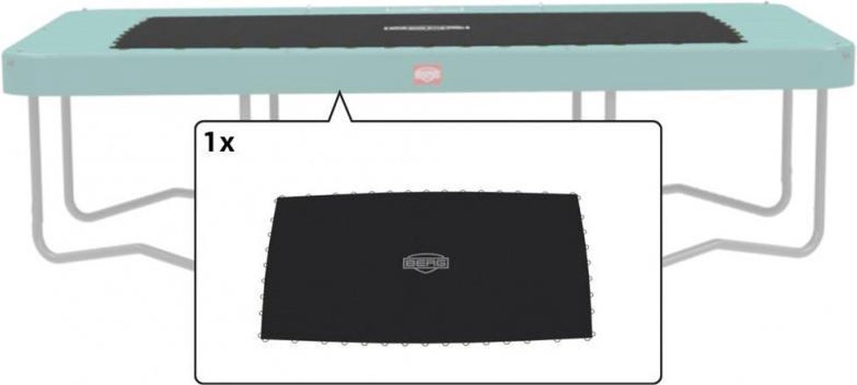 BERG EazyFit Springmat / springdoek 330 x 220 cm (twinspring)