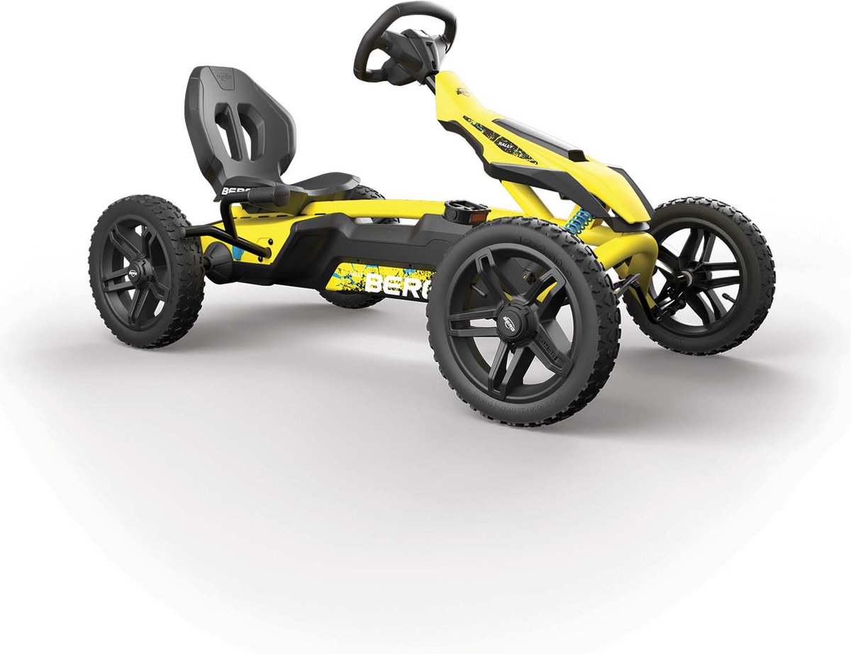 BERG Rally DRT Yellow 3 Gears Skelter - 2023 model - Drie Versnellingen - 4 tot 12 jaar - Geel