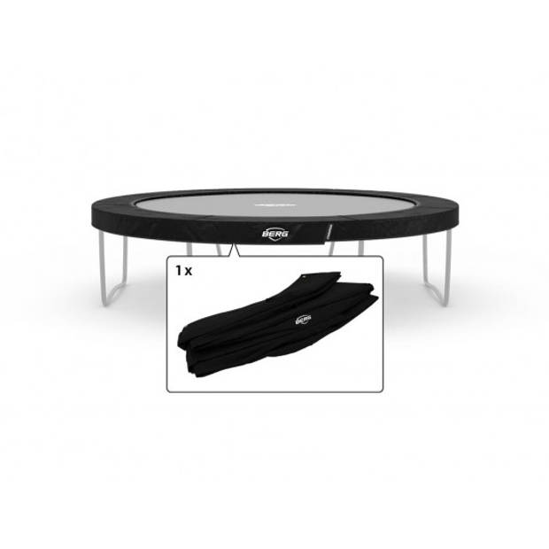   Trampoline Beschermrand Champion - 380 cm - Zwart