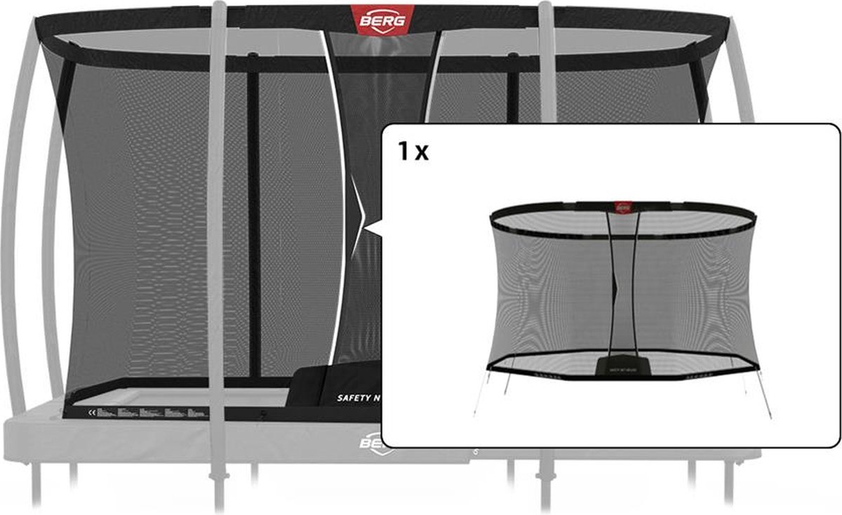 BERG Trampoline Veiligheidsnet Ultim Safetynet Deluxe - Los Netje -  330 x 220 cm