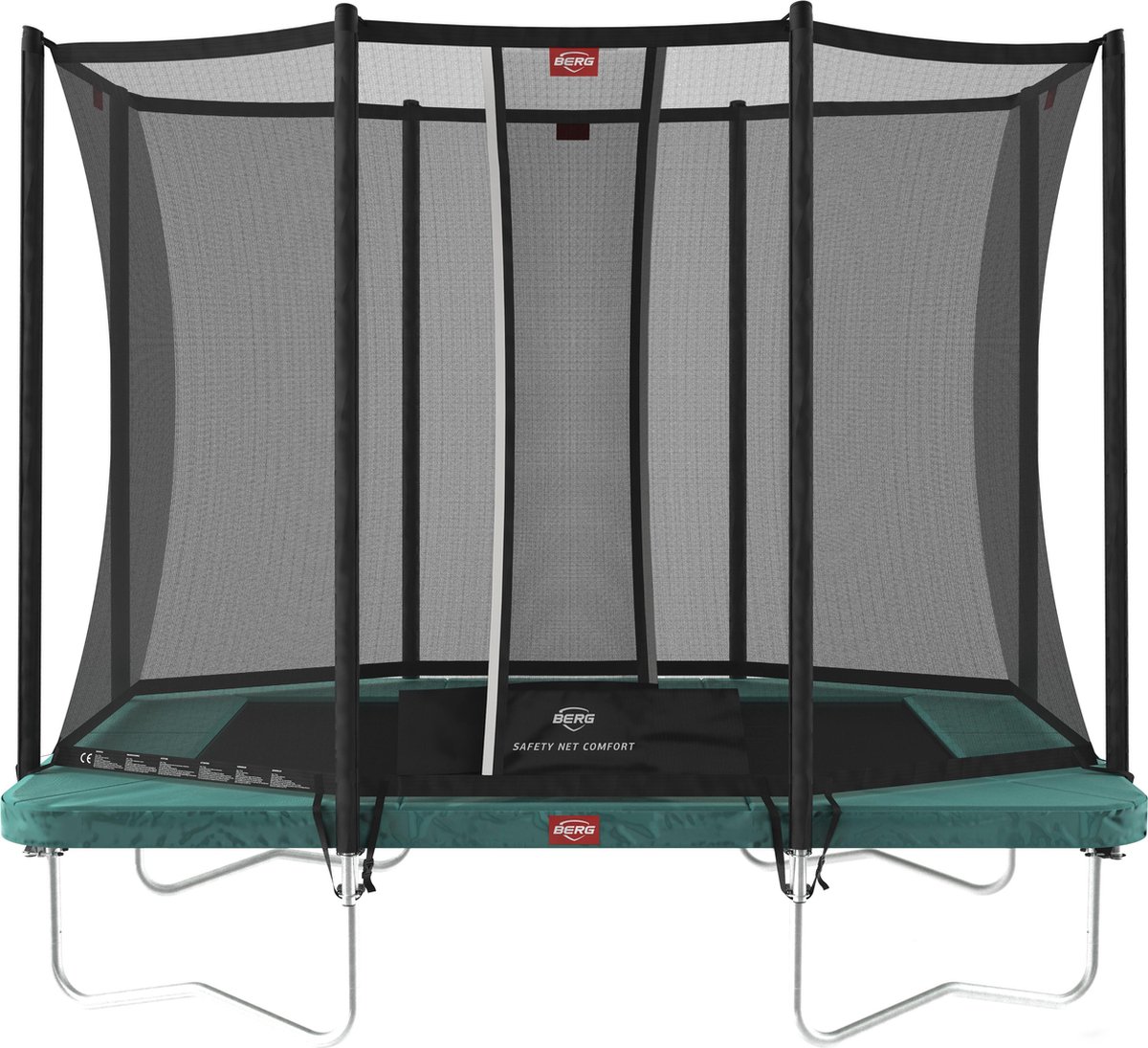   Ultim Favorit trampoline Regular 280 cm groen + Safety Net Comfort