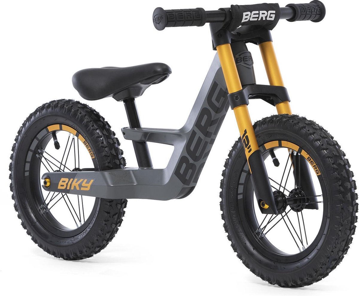 BERG loopfiets Biky Cross grijs