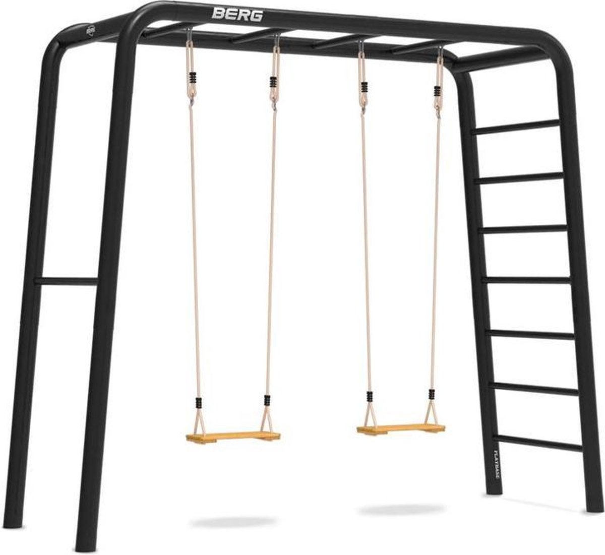 Berg Playbase 3-In-1 Medium Met Rekstok En Ladder (Inclusief 2 Houten Schommels)