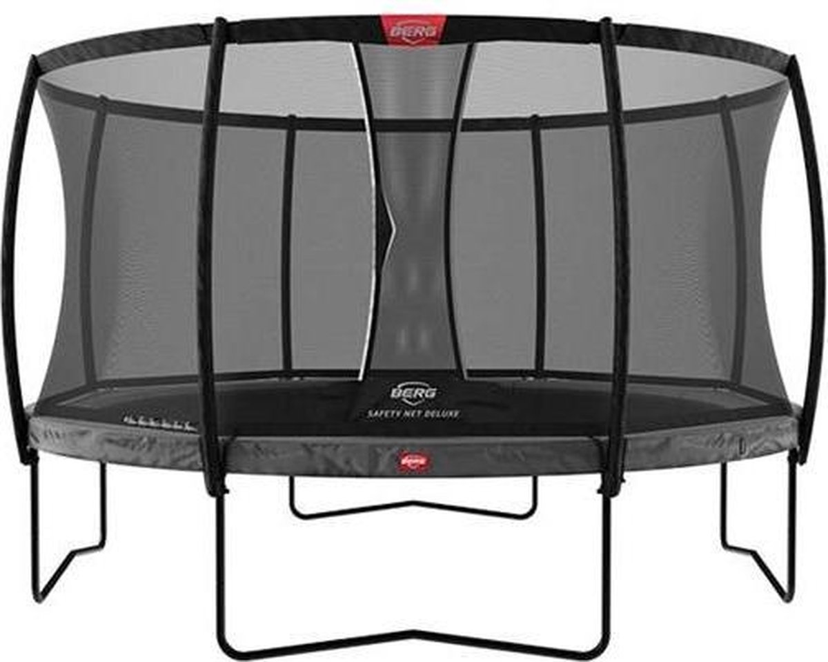 Trampoline BERG Champion Grey 380 + Safety Net Deluxe