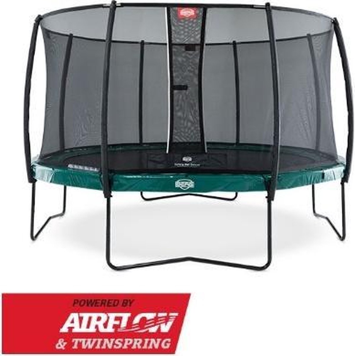 Trampoline   Elite Green 330 + Safety Net Deluxe