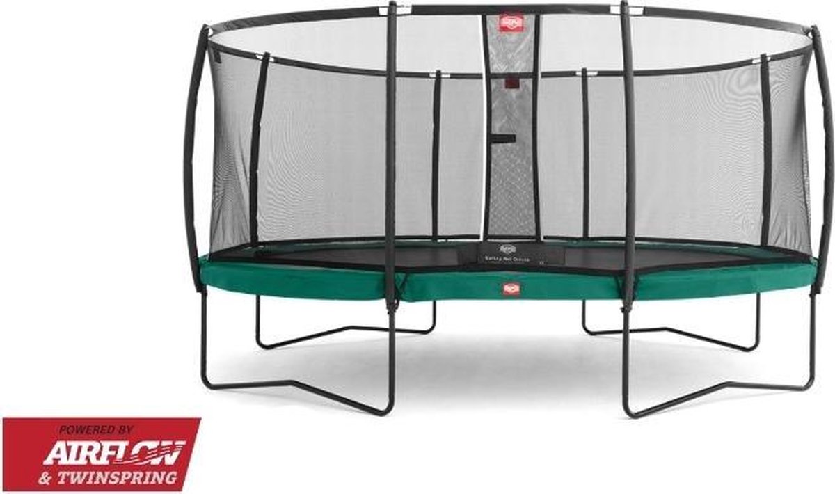 Trampoline   Grand Champion Regular 470 x 310 Green + Safety Net Deluxe