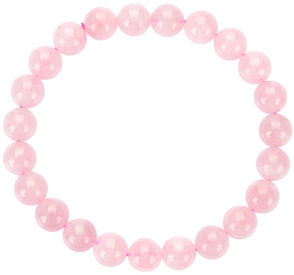 Armband Rozenkwarts 8 mm