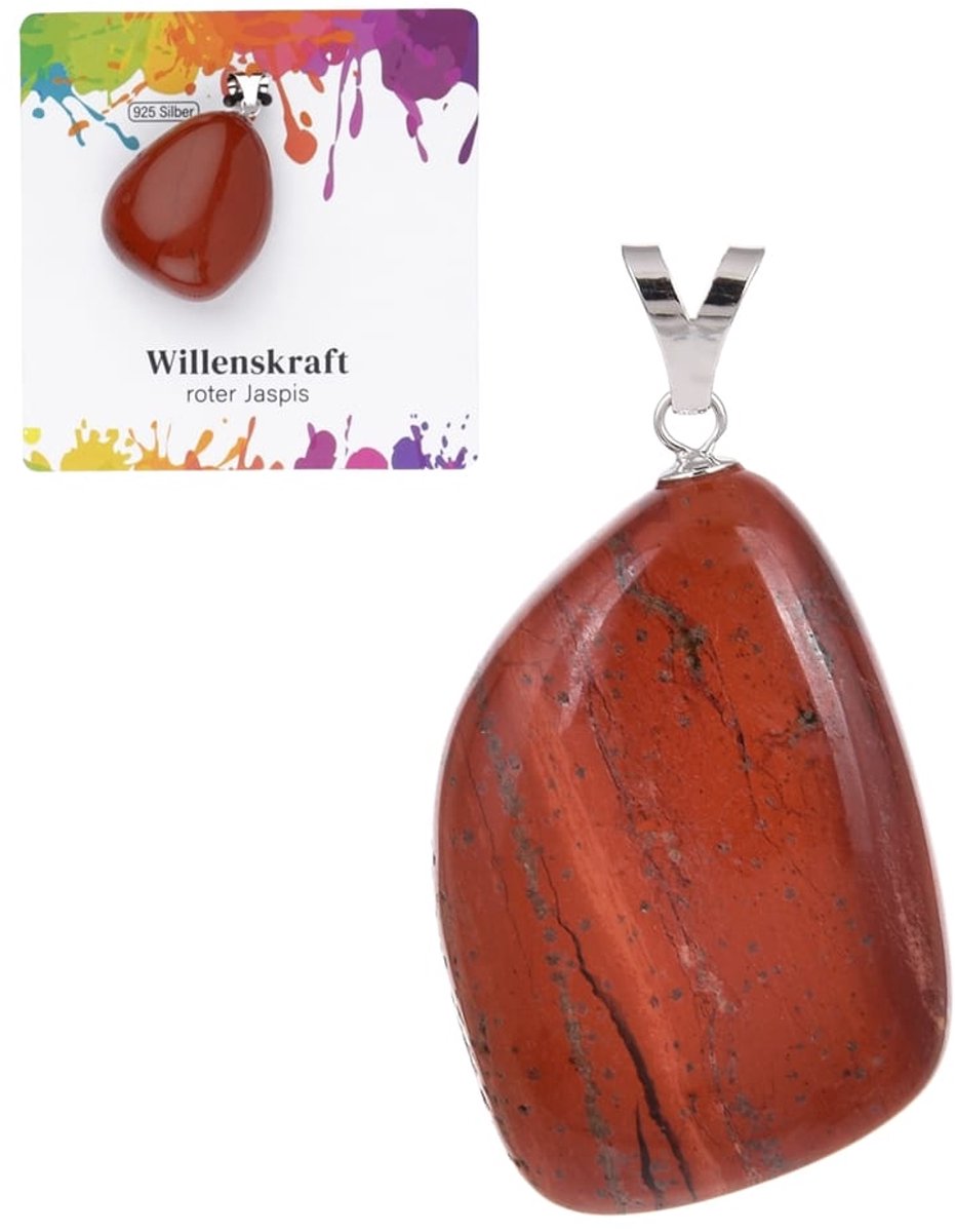 Hanger Jaspis rood groot