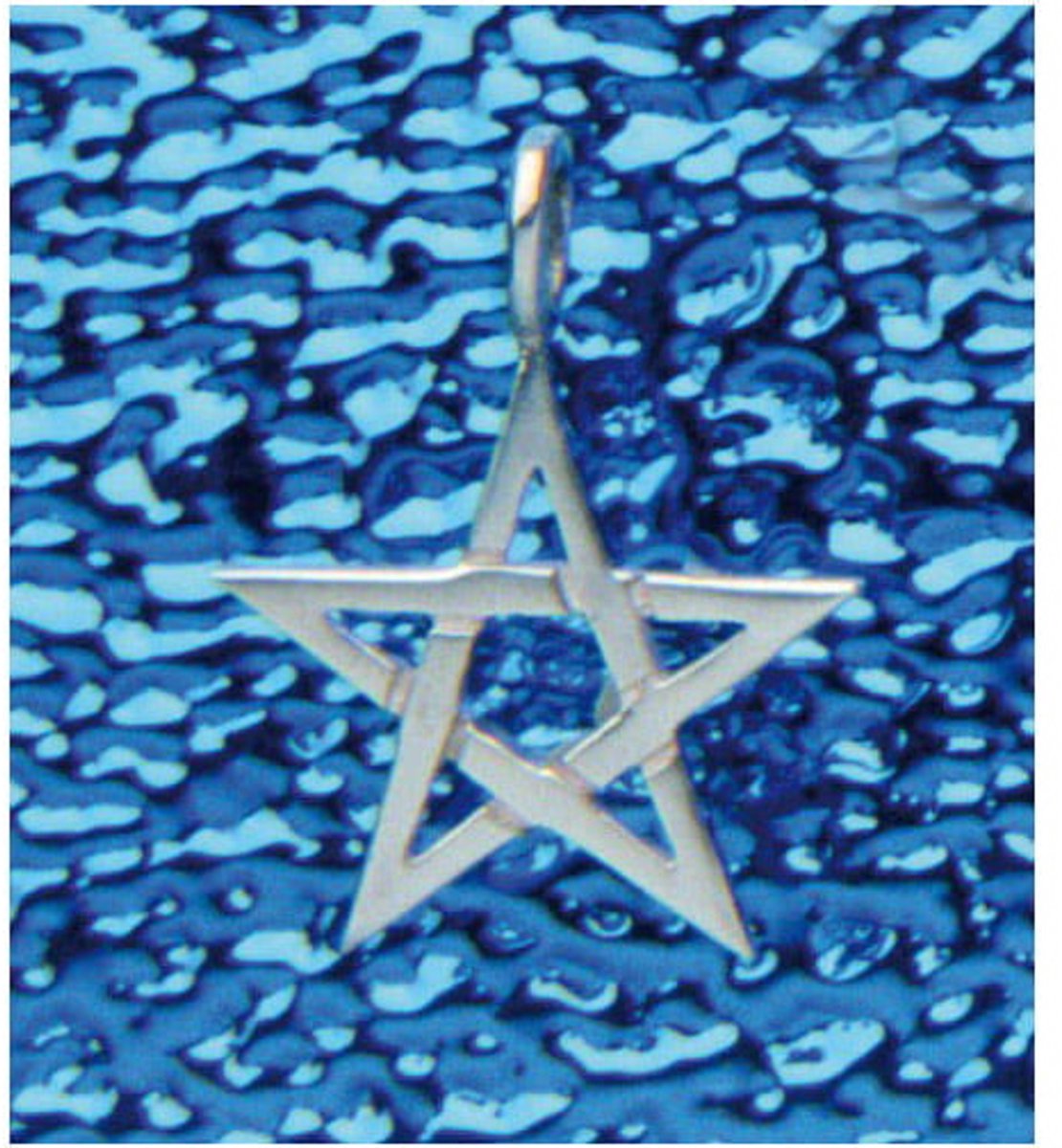 Hanger pentagram zonder rand