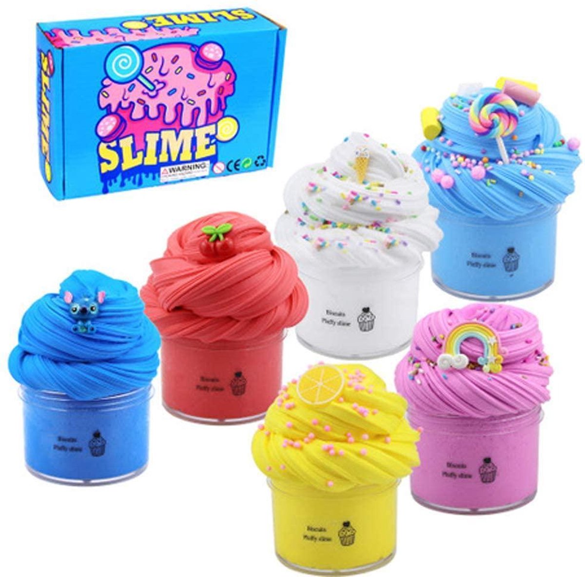 BESTTY Fluffy slijm Kinderspeelgoed BESTZY MUD SPEELGOED butter Slime Kit, Clay Kids Putty Toys, Slime Kids Putty Toys