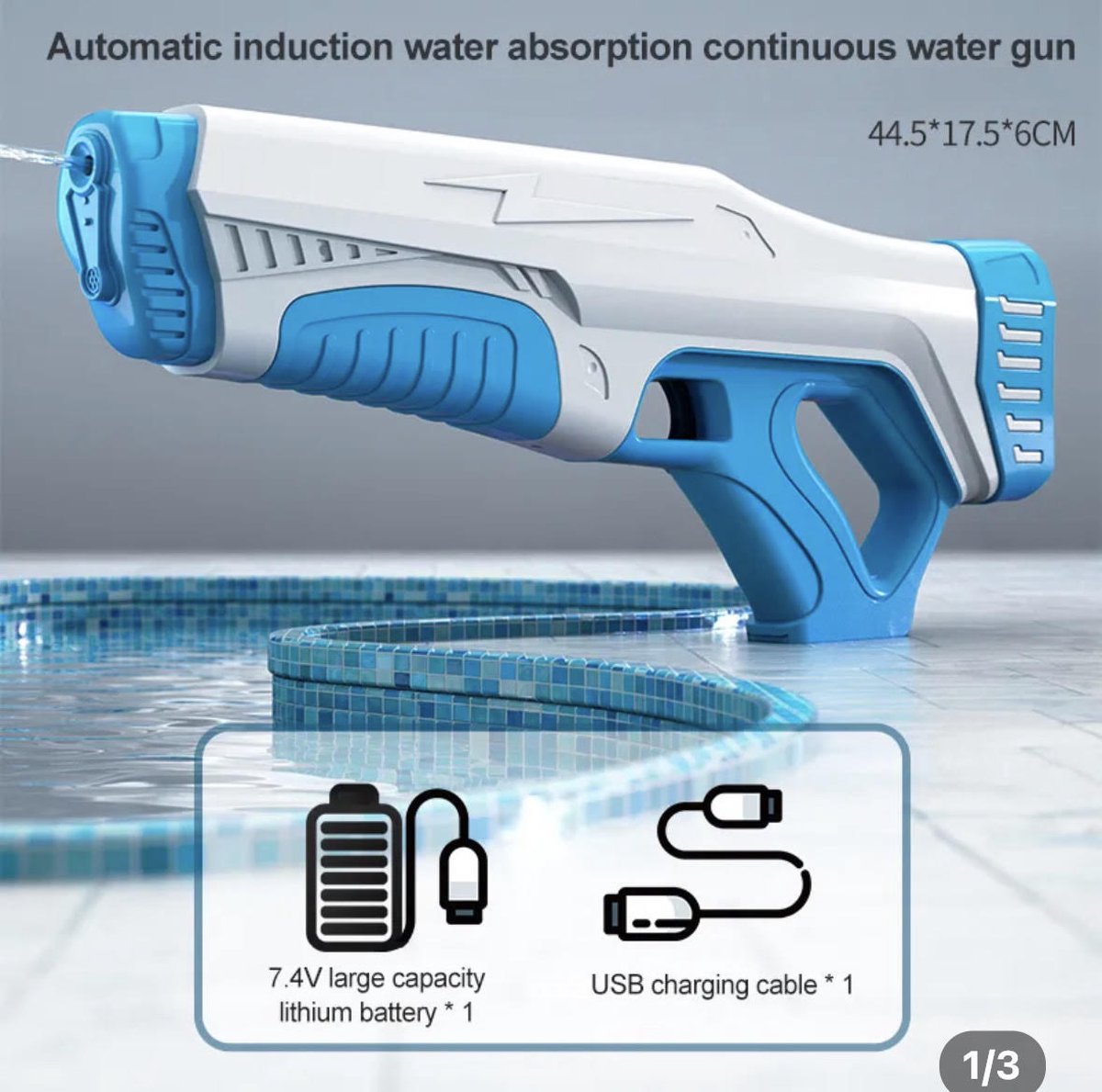 Betu Company Elektrisch   -   met Batterij - Elektronisch Watergeweer - Elektrische Waterblaster -  