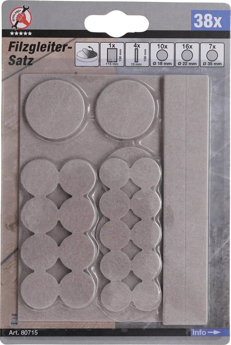    glijderset - beige - 38 delig