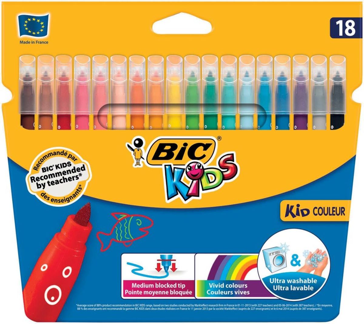 BIC - Kid Couleur - 18 kleurstiften