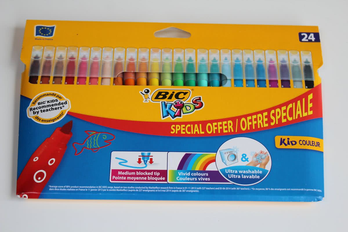 BiC Kid Colour viltstiften 24 stuks