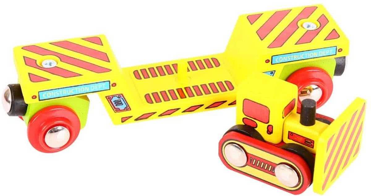 BigJigs Wagon met bulldozer