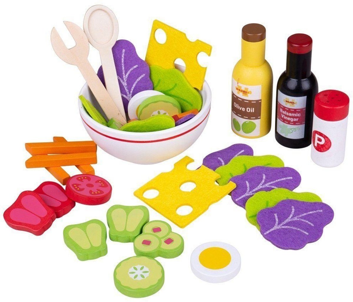 Bigjigs - Eten - Gezonde salade set