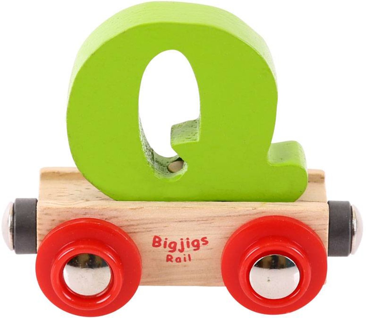 Bigjigs - Rails - Naamtrein - Letter Q