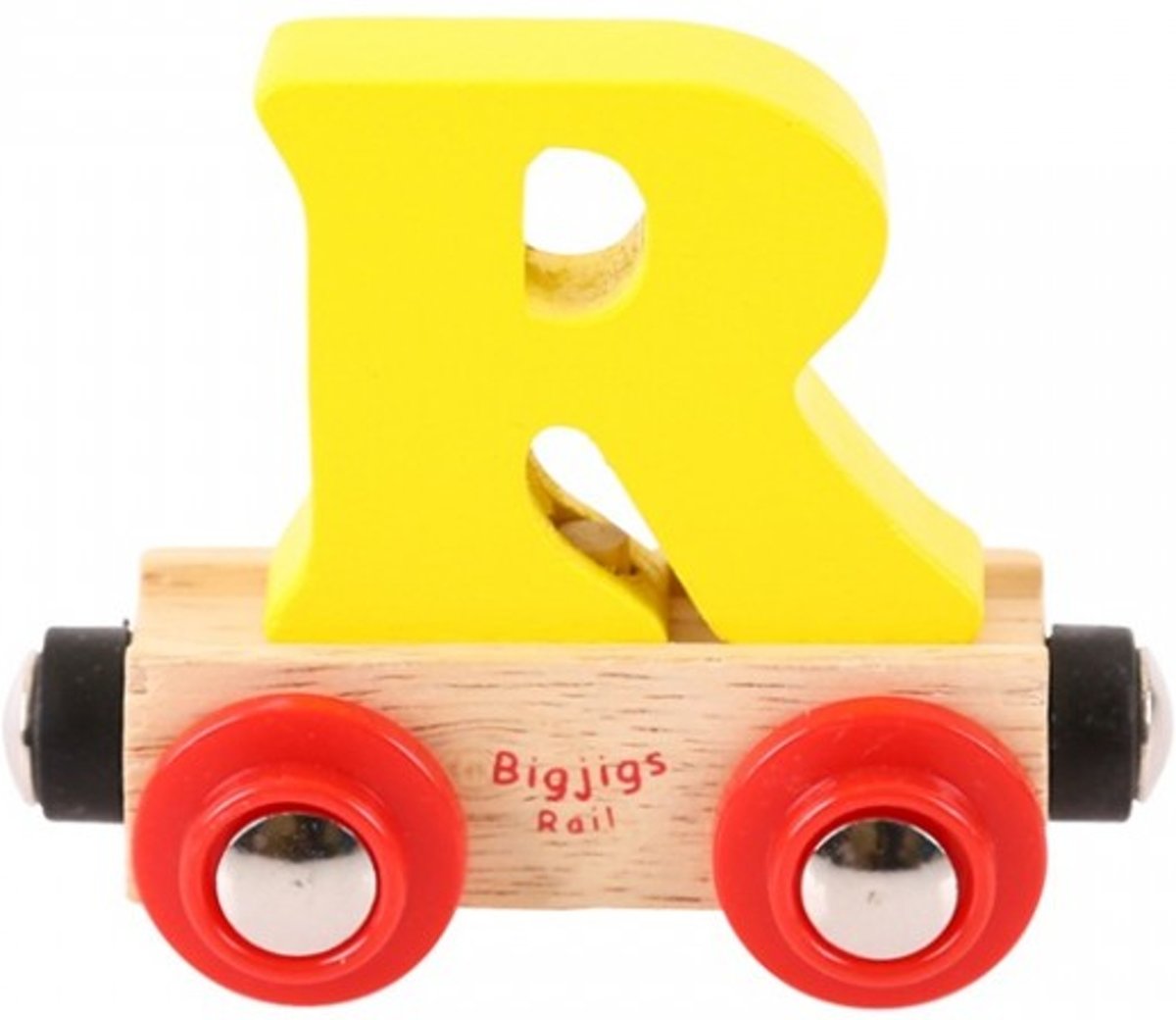 Bigjigs - Rails - Naamtrein - Letter R - Oranje