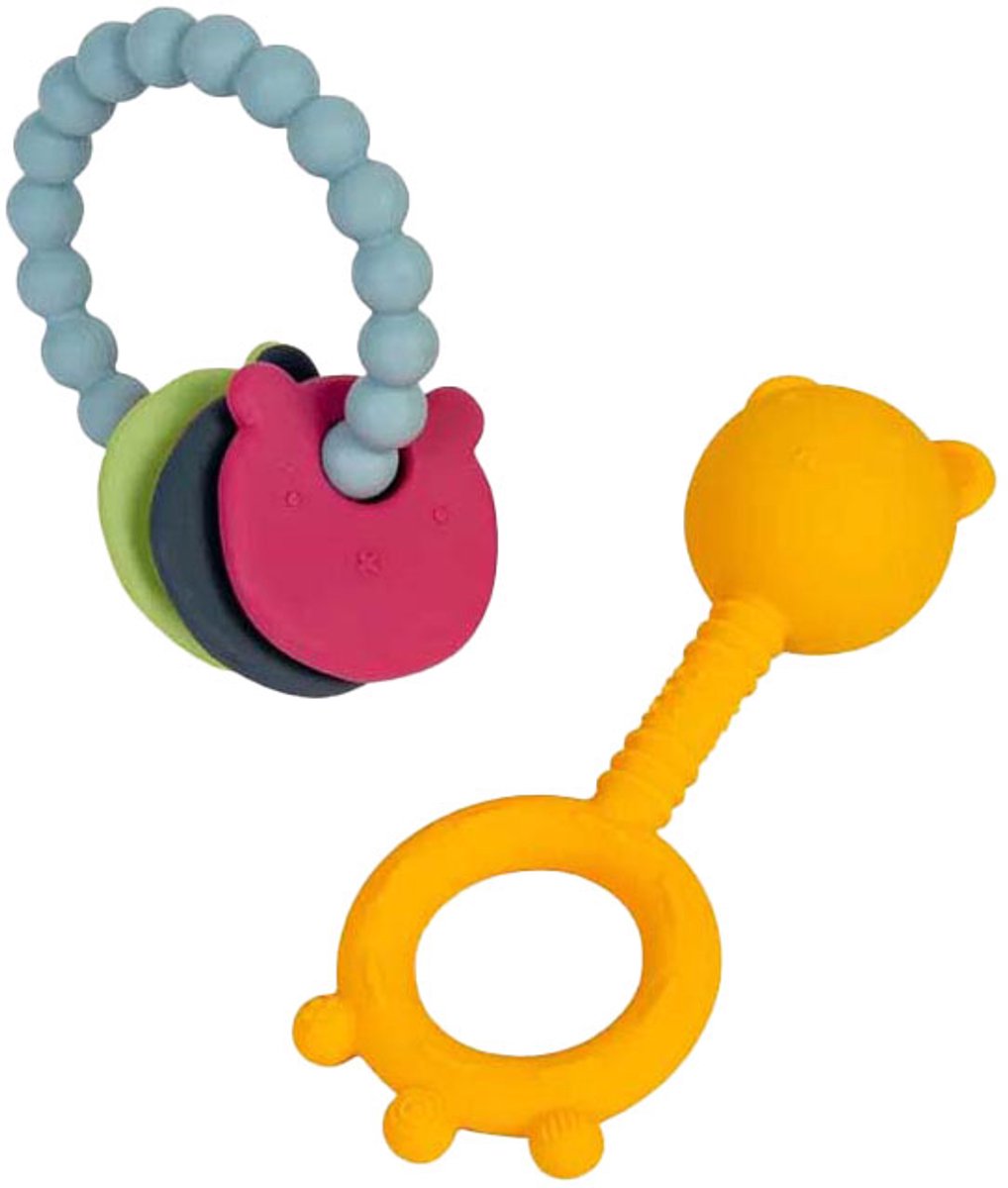 Bigjigs Bijtringenset Beer, 2dlg.