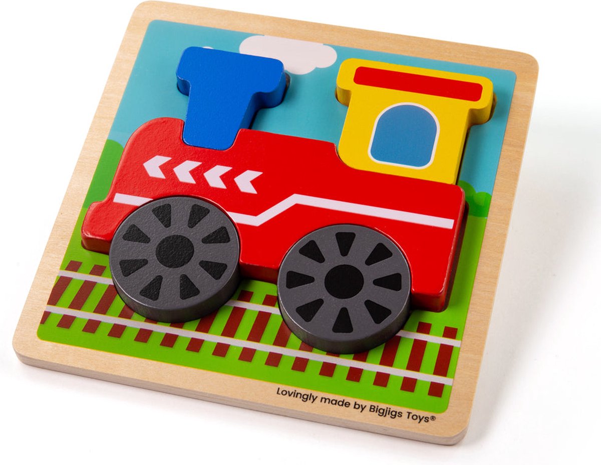 Bigjigs Chunky Lift Out Train Puzzle