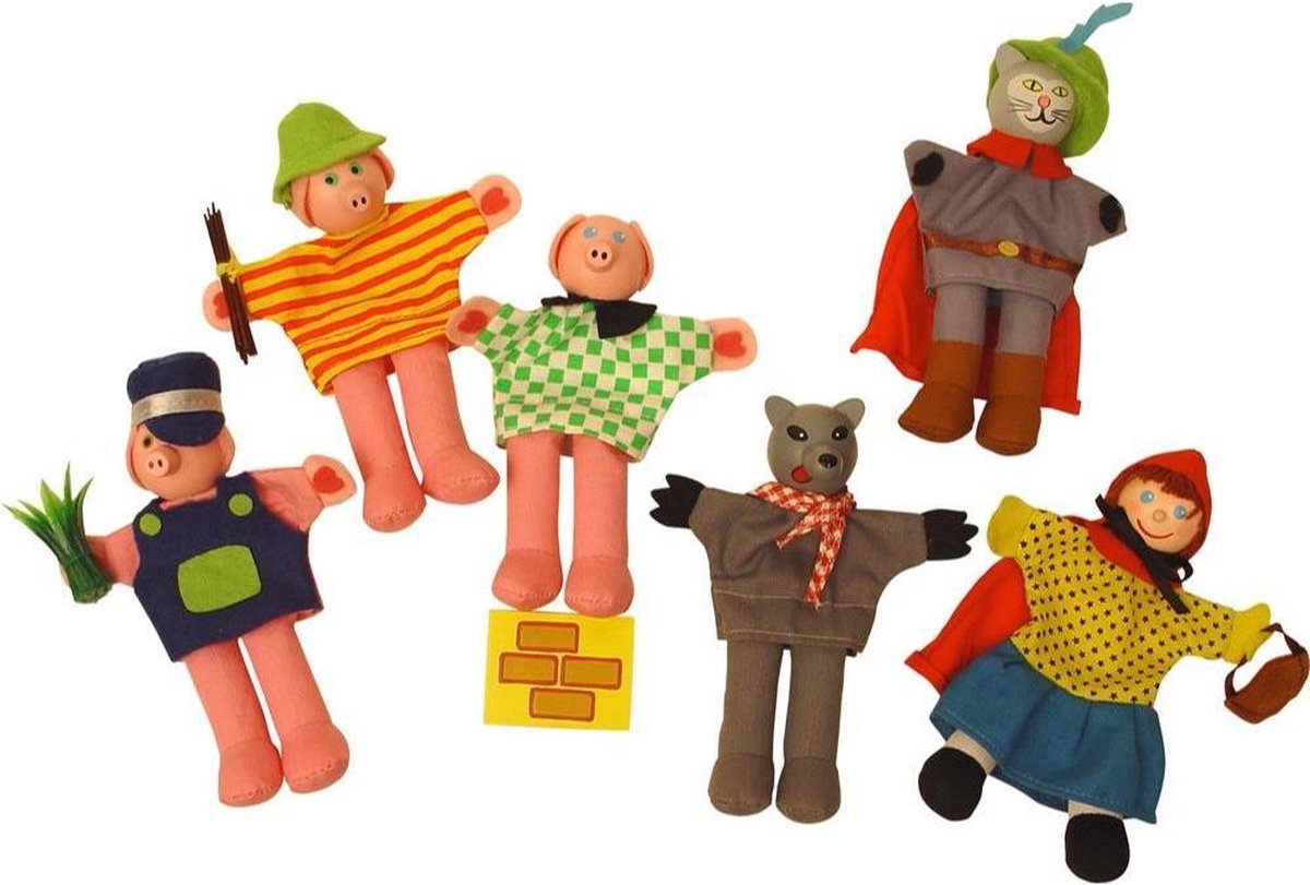 Bigjigs Finger Puppets - Red Riding Hood