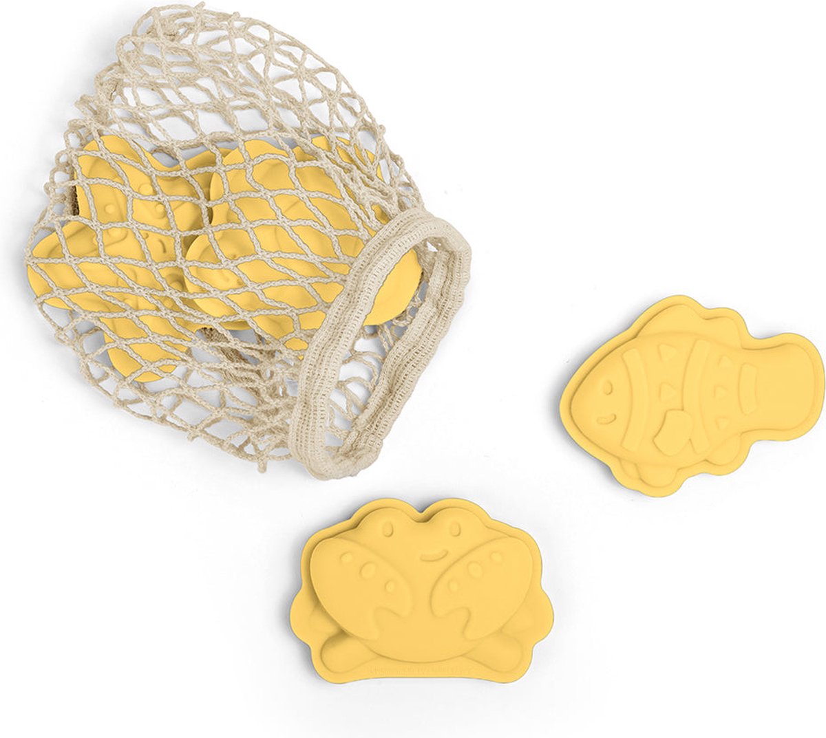 Bigjigs Honey Yellow Character Sand Moulds