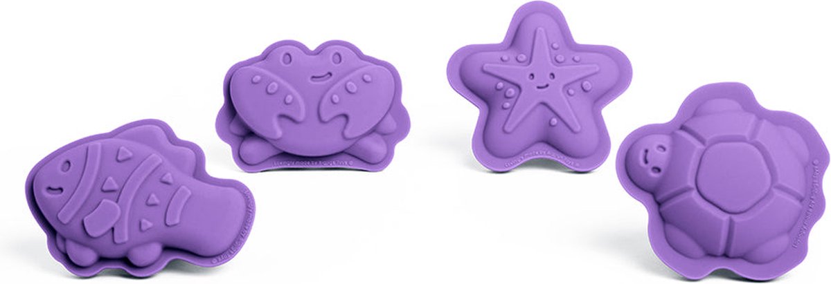 Bigjigs Lavender Purple Character Sand Moulds