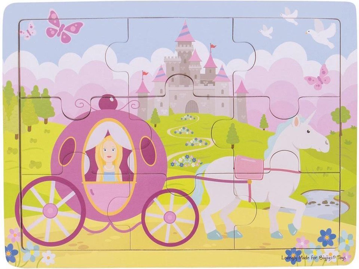 Bigjigs Tray Puzzle - Princess