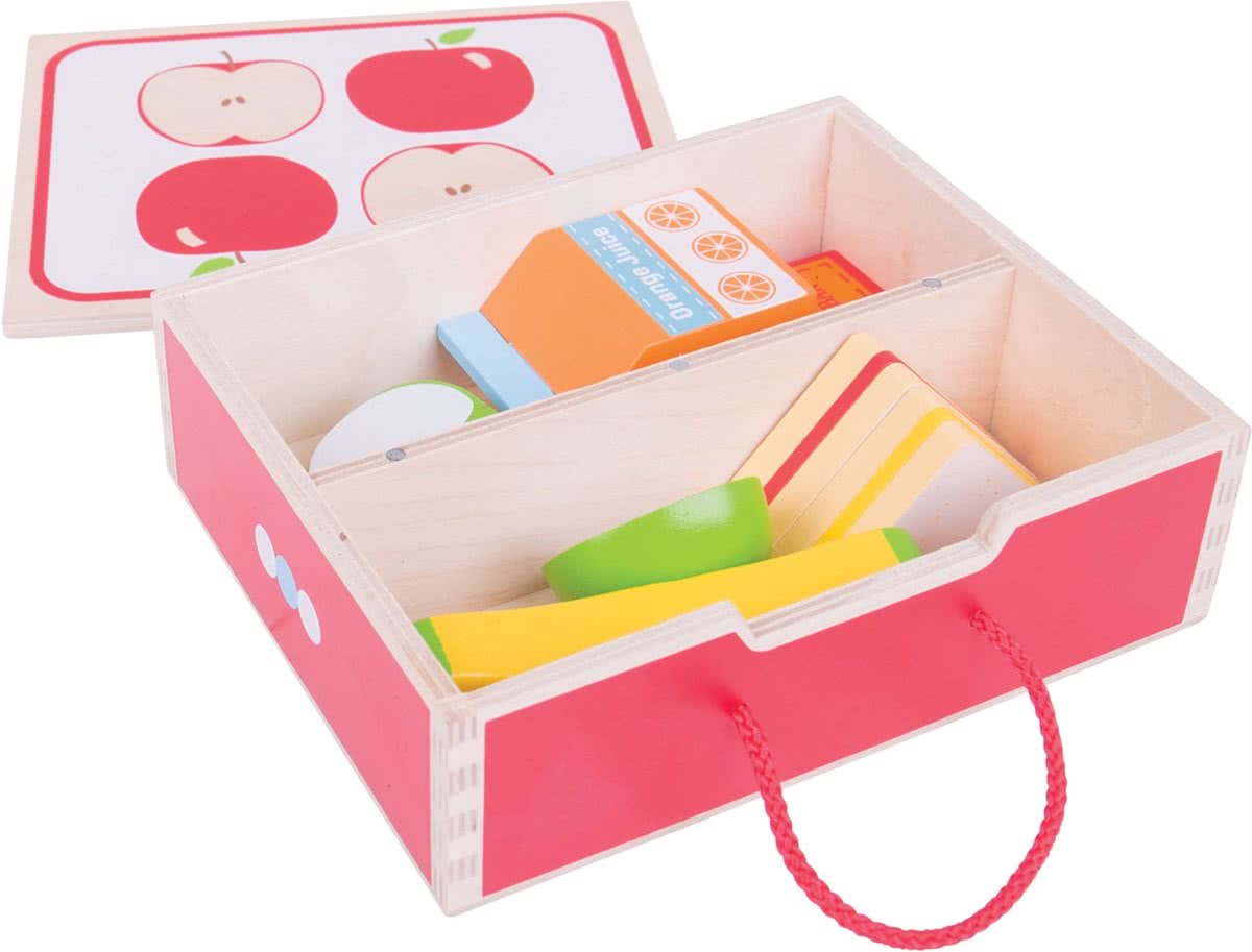 Houten Gevulde Lunchbox