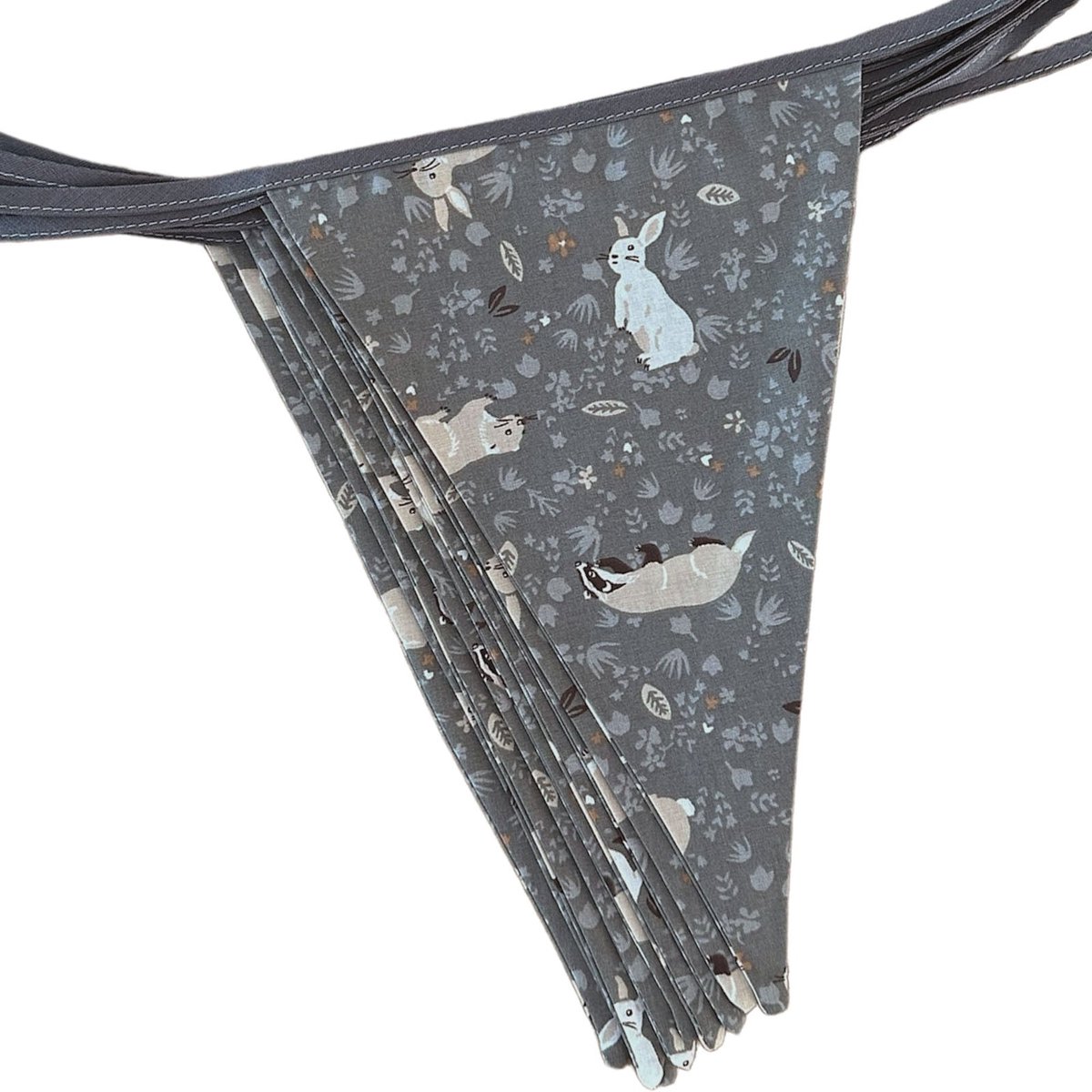 BINK Bedding Stoffen Slinger - Vlaggenlijn Bunny model XL (7.5 mtr, 15 vlaggetjes)