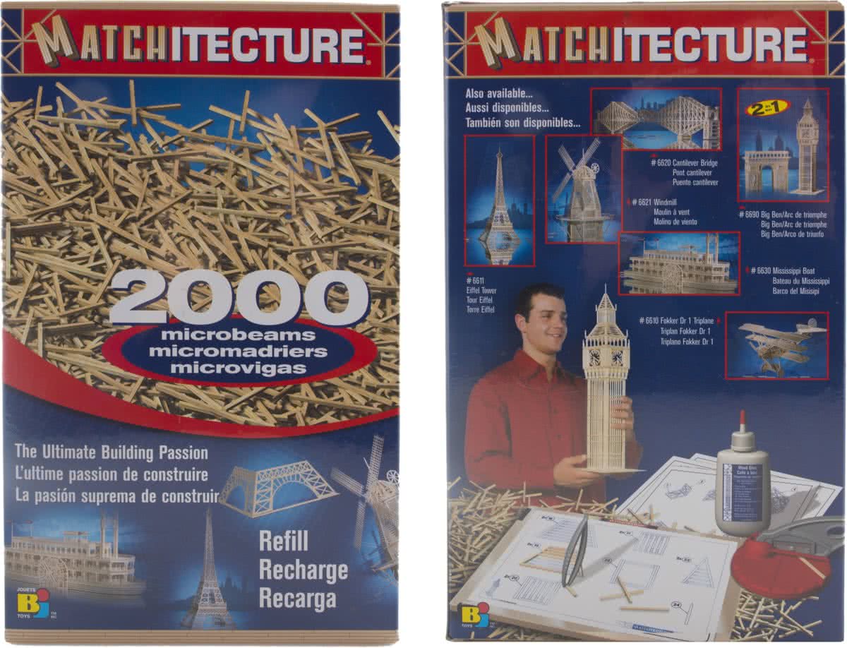 Matchitecture 2000 microbalkjes recharge